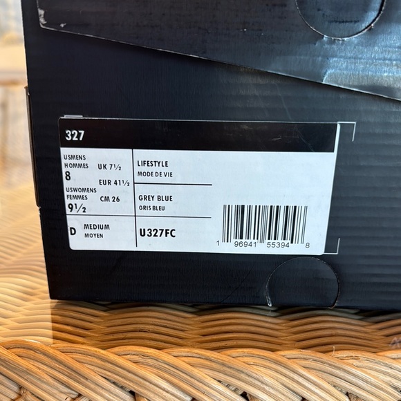 New Balance x Figs White and Navy Athletic Sneakers - Picture 3 of 5